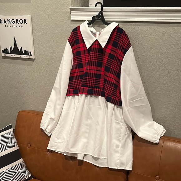 Tops - Plus size peplum top for sale 15$ never worn, tag removed.